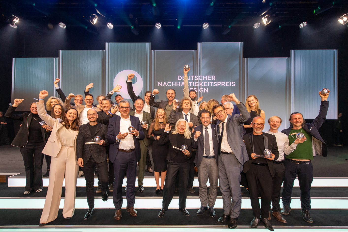 Proud winners: The German Sustainability Award honors outstanding solutions that contribute to achieving ambitious climate targets. Copyrights: Ralf Rühmeier.