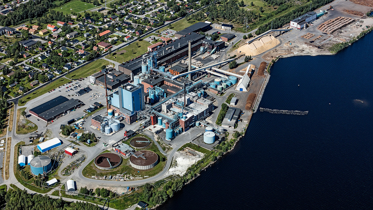 Papierfabrik Obbola. Bildnachweis: Bergslagsbild Papierfabrik Obbola. Bildnachweis: Bergslagsbild