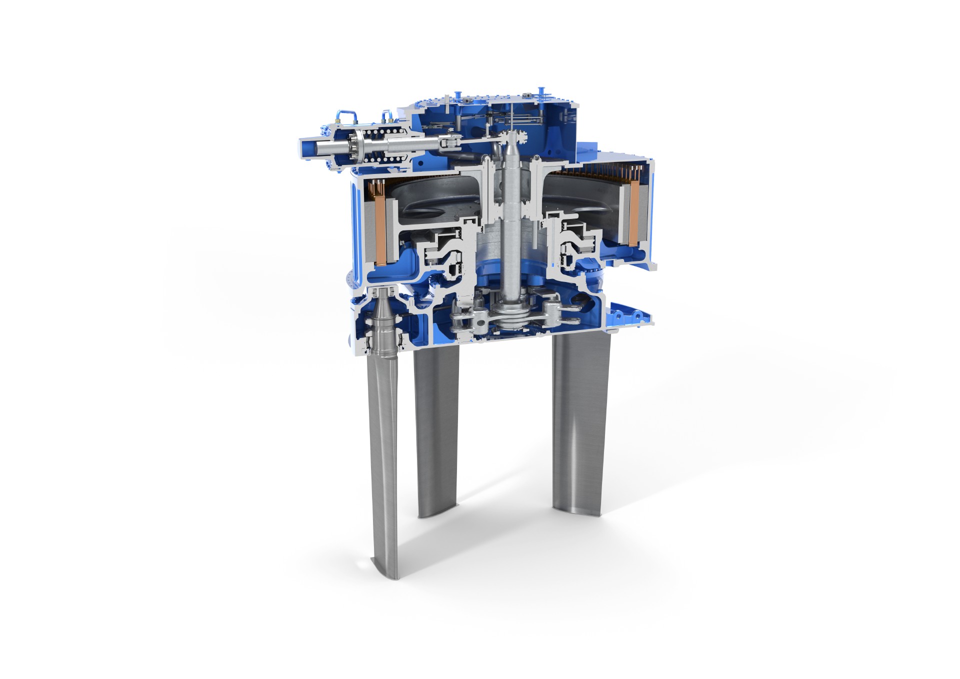 Der elektrische Voith Schneider Propeller besticht durch seine ressourcenschonende Funktionsweise und ein Minimum an Geräuschentwicklung.