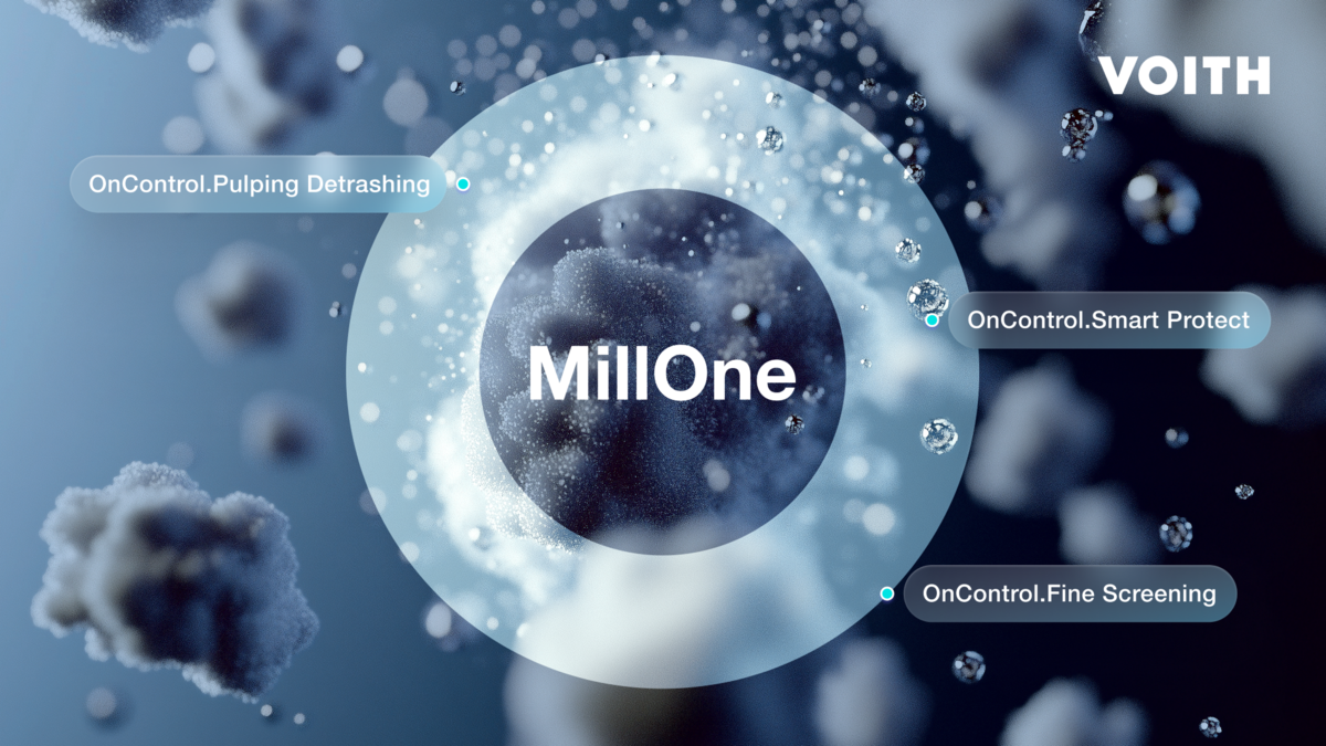 Mit der Einführung weiterer Automatisierungslösungen baut Voith das MillOne-Ökosystem weiter aus und treibt die digitale Transformation der Papierherstellung voran.