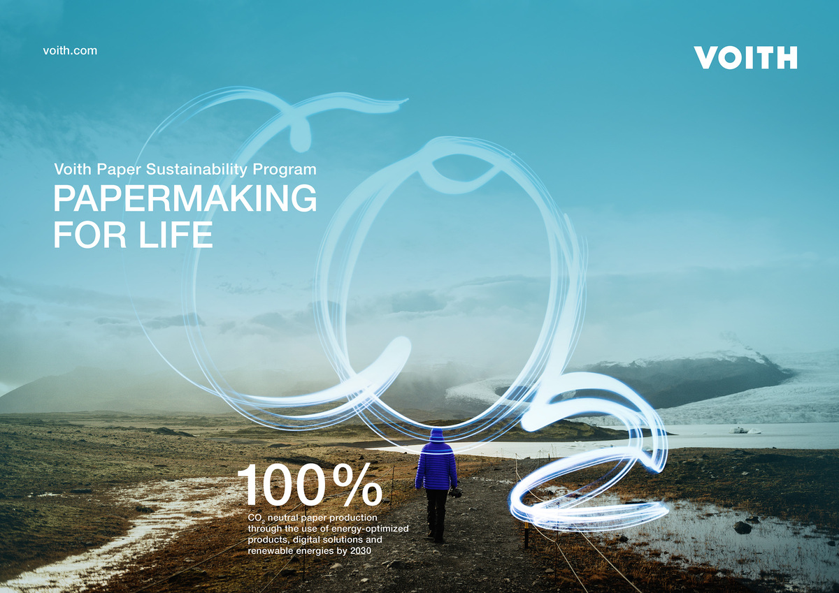 Voith hat sich das ambitionierte Ziel gesetzt, bis 2030 eine CO2-neutrale Papierproduktion zu erreichen. Voith hat sich das ambitionierte Ziel gesetzt, bis 2030 eine CO2-neutrale Papierproduktion zu erreichen.