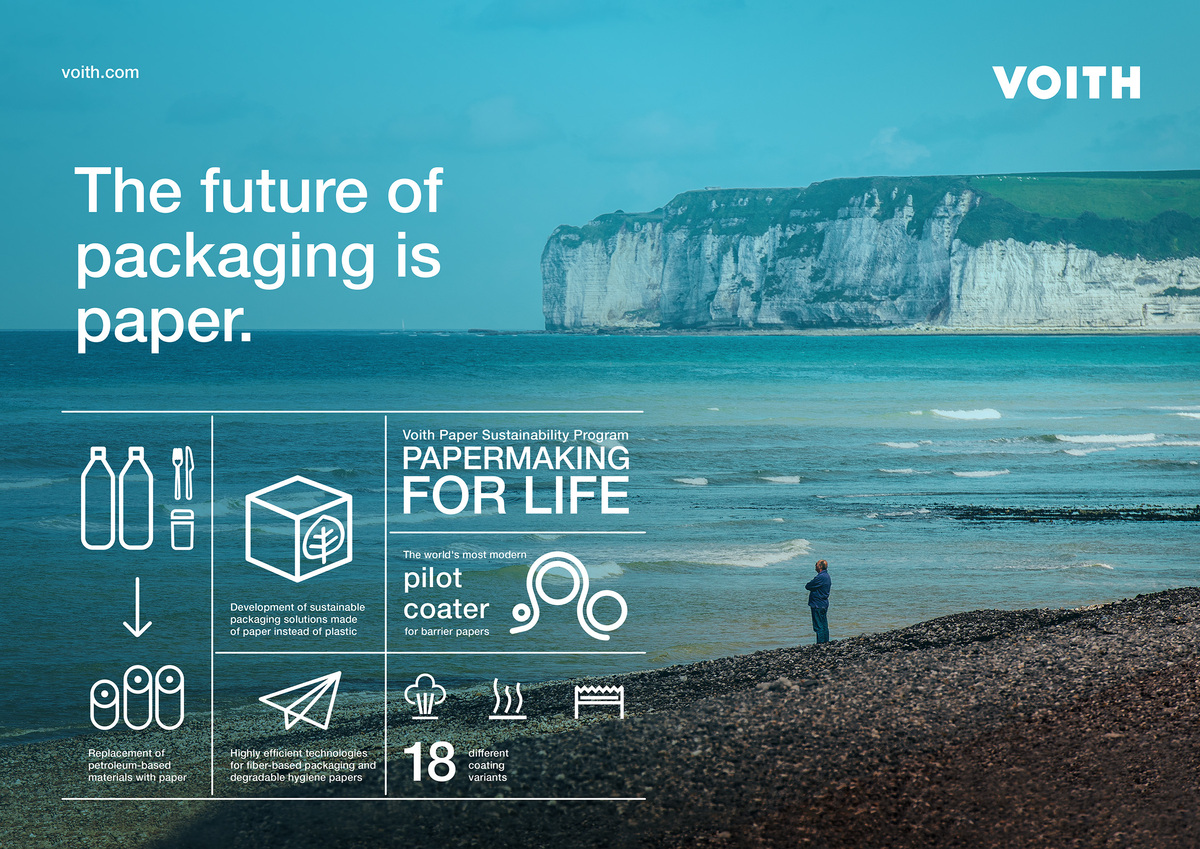 Die Zukunft von Verpackungen ist Papier: Innovationen und nachhaltige Verpackungslösungen sind Fokusbereiche des neuen Nachhaltigkeitsprogramms Papermaking for Life.