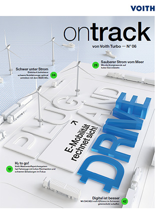 ontrack, Kundenmagazin von Voith Turbo