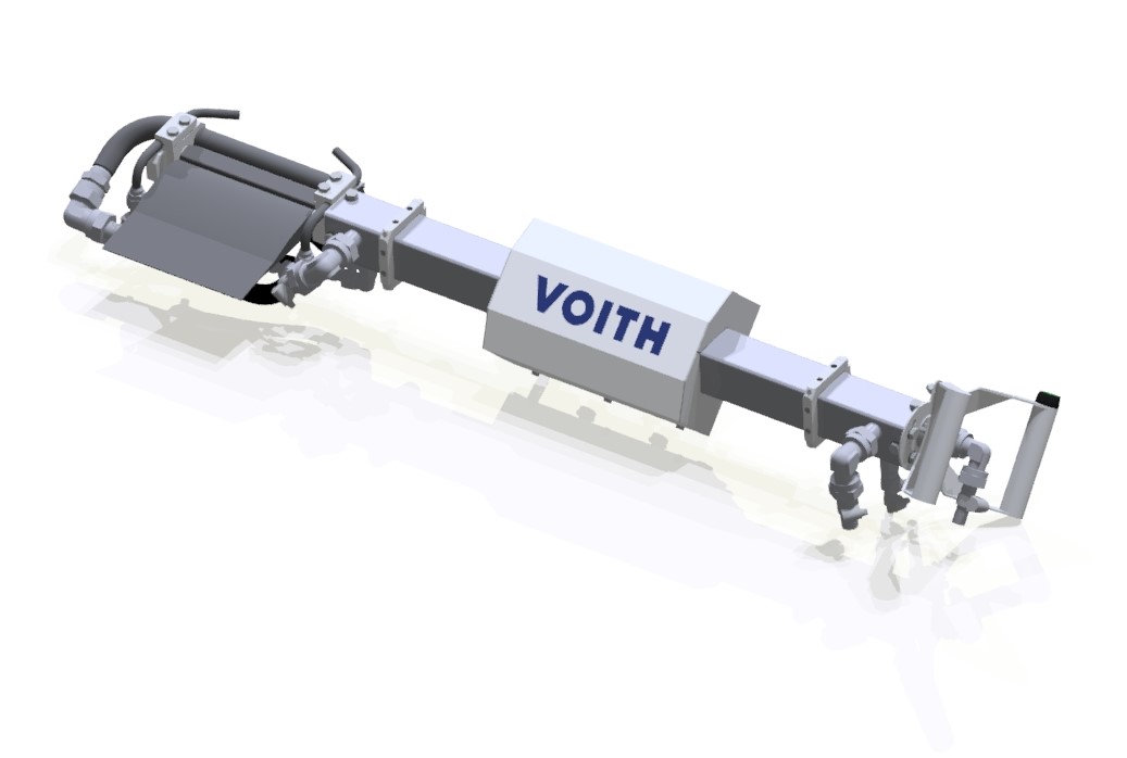 Beim Prevo-Überführvorgang wird der Streifen mittels Blasrohrtechnologie vom<BR>Presszylinder abgenommen und in die Trockenpartie überführt.