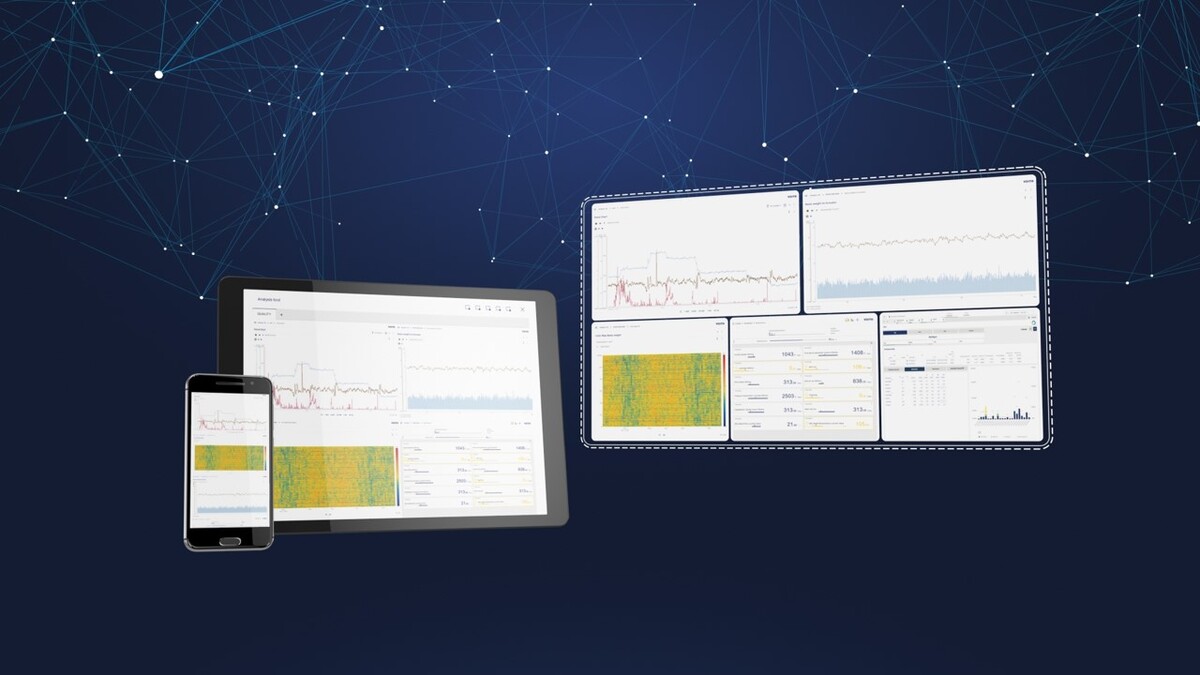 Mithilfe von OnQuality 4.0 können Analysen, Dashboards und Reports mit wenigen Klicks erstellt und auf Smartphones und Tablets abgerufen werden. Mithilfe von OnQuality 4.0 können Analysen, Dashboards und Reports mit wenigen Klicks erstellt und auf Smartphones und Tablets abgerufen werden.