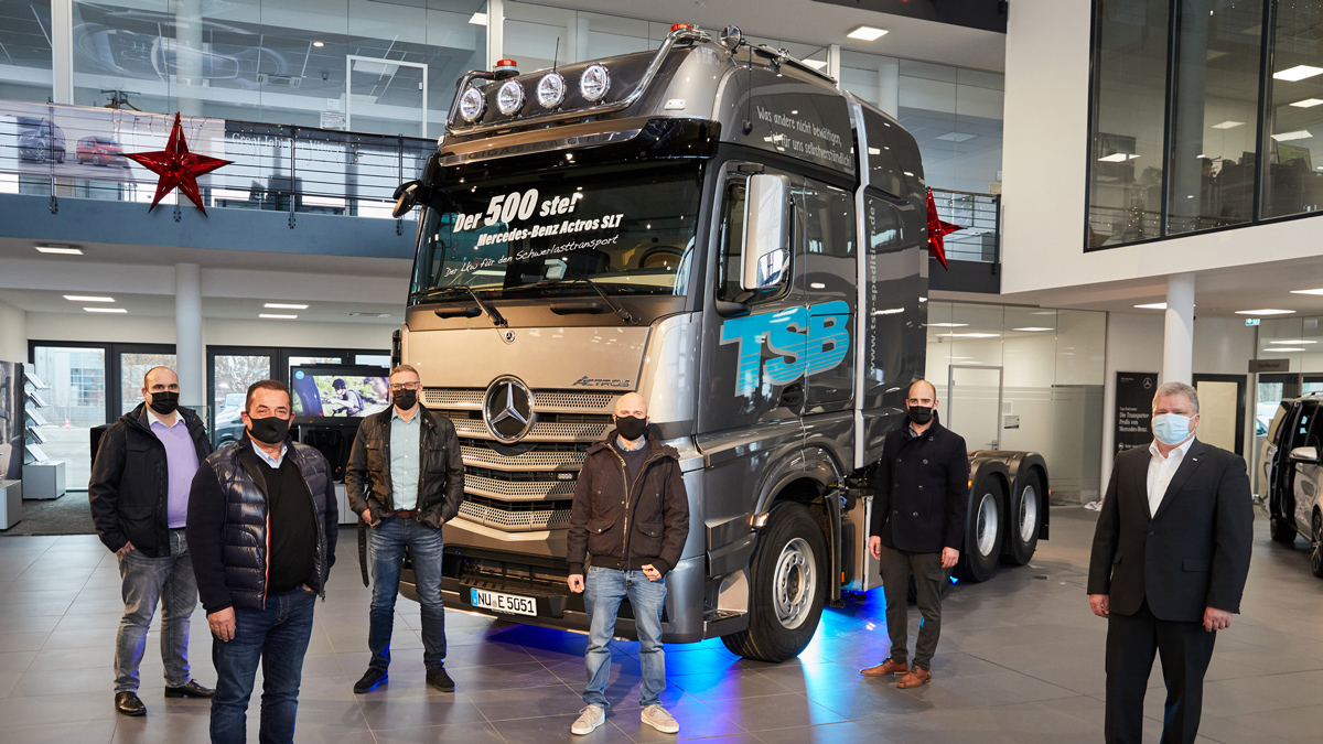 500. Mercedes-Benz Actros SLT with VIAB 500. Mercedes-Benz Actros SLT with VIAB