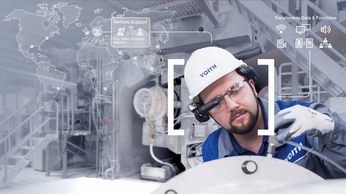 With the OnCall.Video digital tool for remote video support, Voith is offering its customers access to expertise and fast problem-solving at any time and from any location. With the OnCall.Video digital tool for remote video support, Voith is offering its customers access to expertise and fast problem-solving at any time and from any location.