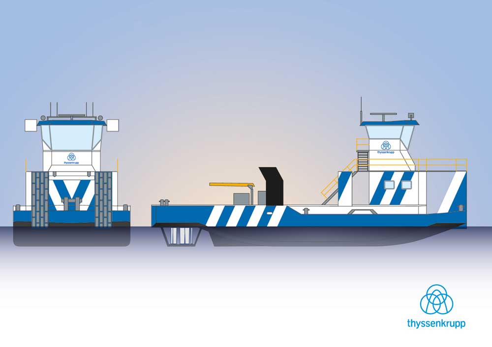 The new pusher boats are characterized by high energy efficiency and make an important contribution to environmental protection. The new pusher boats are characterized by high energy efficiency and make an important contribution to environmental protection.