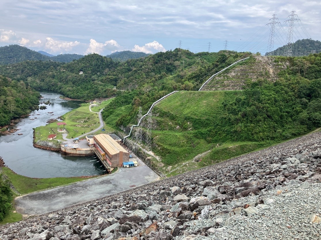 Outside view of the Temengor hydropower station, one of the three plants included in the modernization scope.