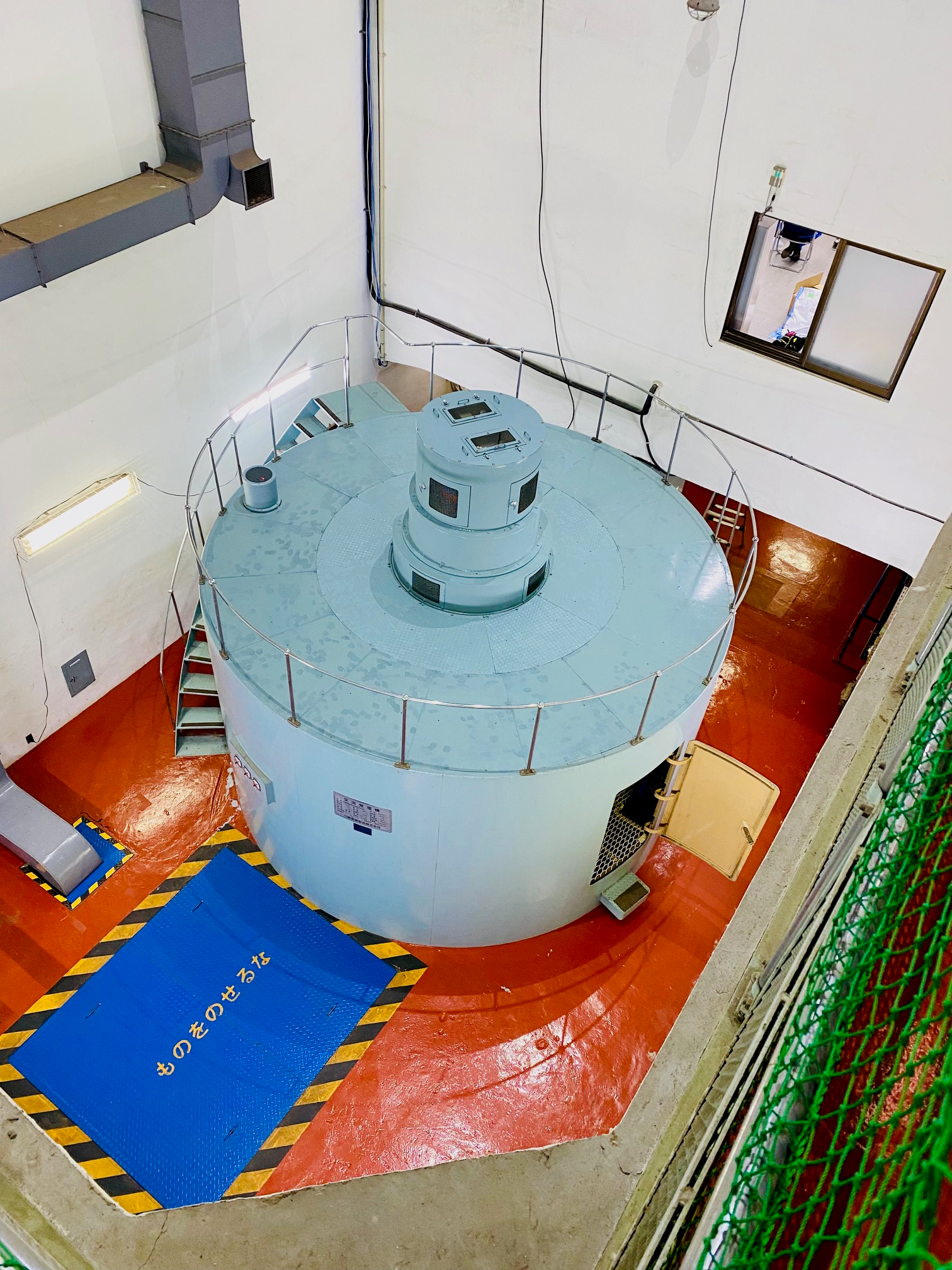 Inside view of the power station.