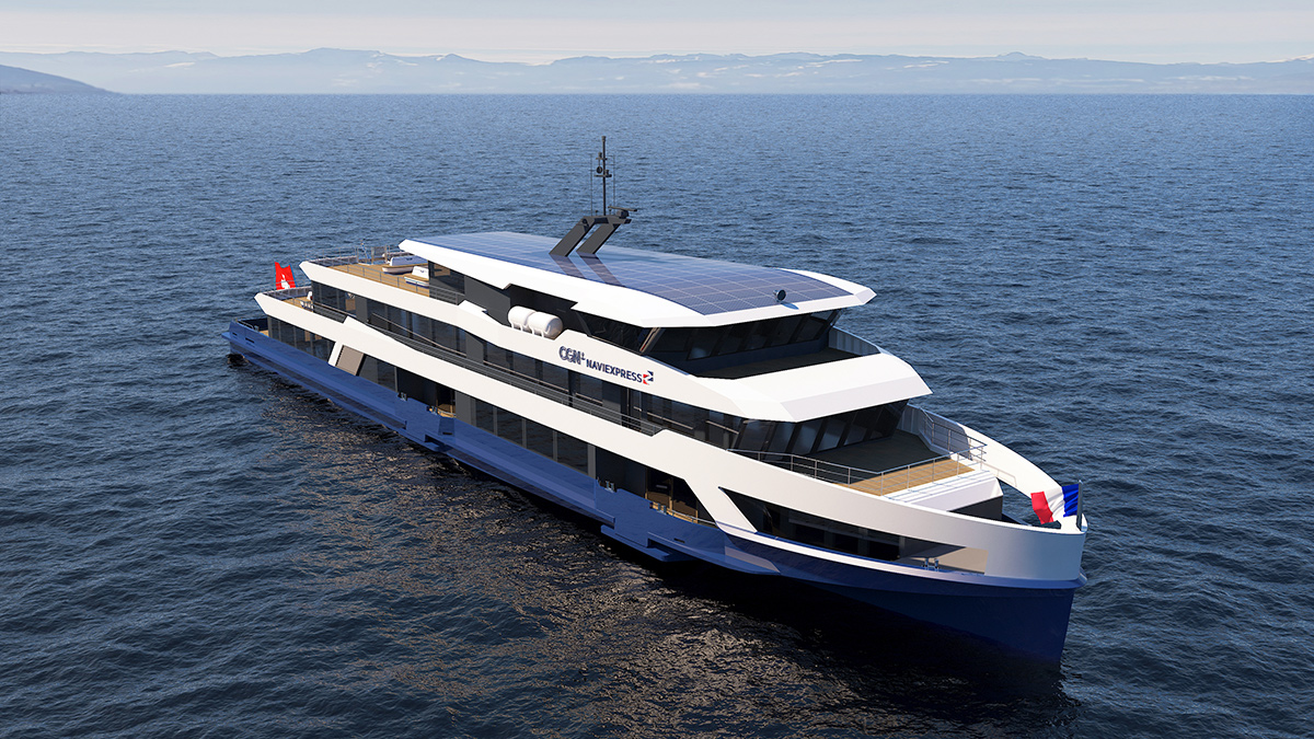 Passenger ferry at Lake Geneva with Voith propulsion system Passenger ferry at Lake Geneva with Voith propulsion system