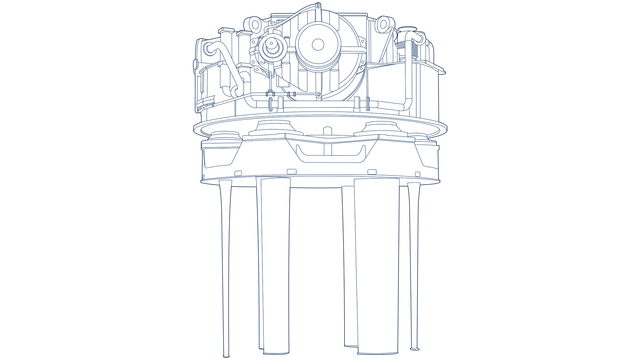 Possible arrangements of Voith Schneider Propellers (VSP) for double-ended ferries