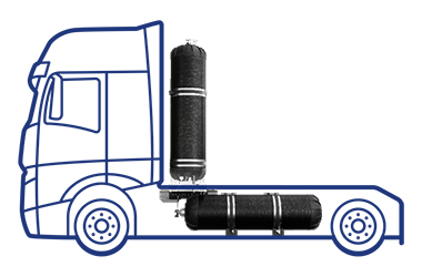 Variant: H<sub>2</sub> Core Module + one side tank