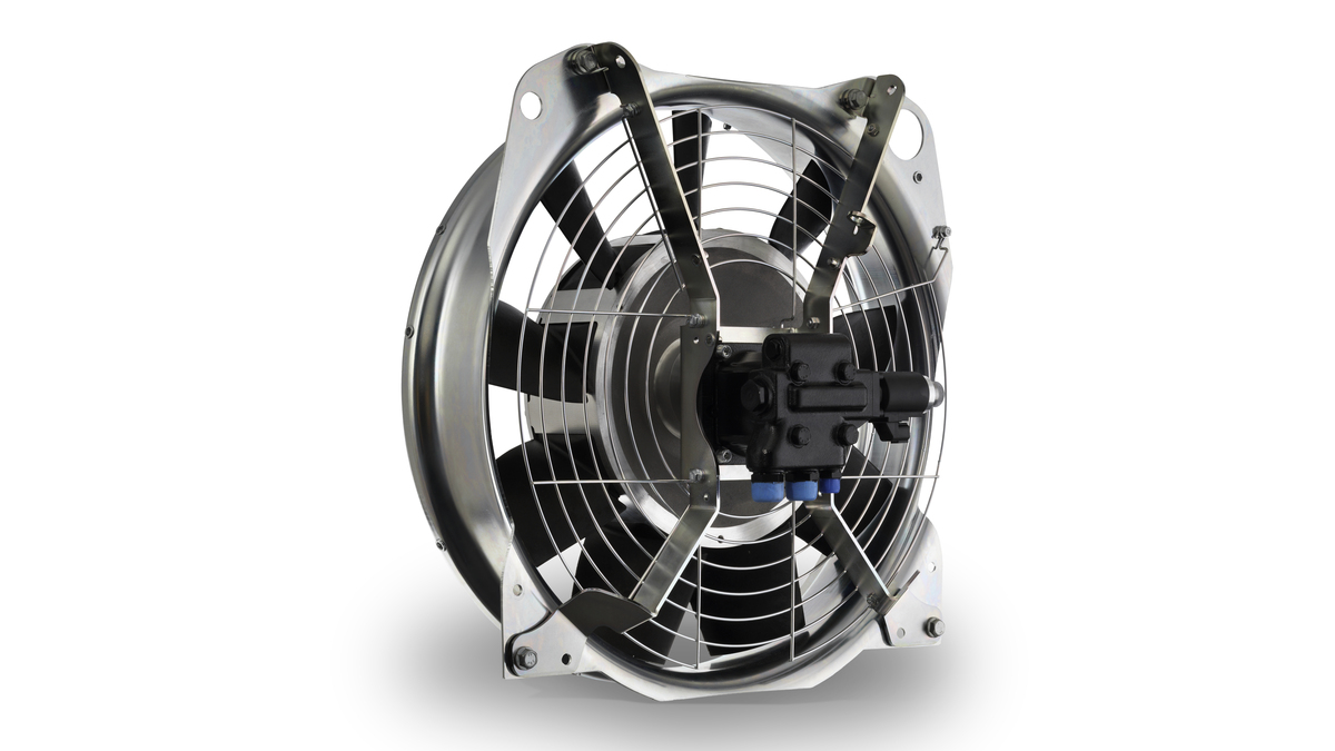 The fan unit developed by Voith is one of the key components in Fendt’s Concentric Air System (CAS). The fan unit developed by Voith is one of the key components in Fendt’s Concentric Air System (CAS).