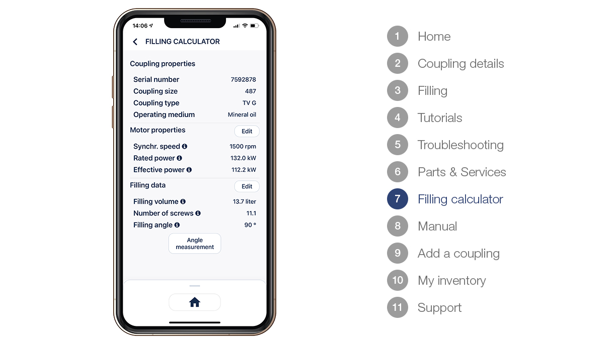 Deploying a coupling elsewhere? Here you can access the new filling info ...