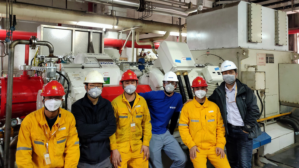 The two VECO-Drives were successfully put into operation in a coal-fired power station at Guangzhou China Resources Thermal Power Co., Ltd. in China. The two VECO-Drives were successfully put into operation in a coal-fired power station at Guangzhou China Resources Thermal Power Co., Ltd. in China.
