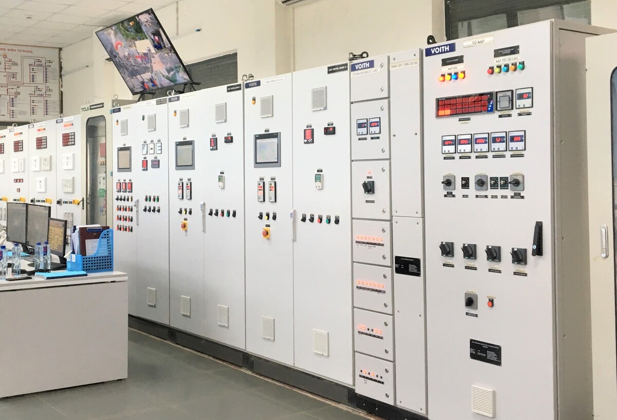 Control room of SCI’s Ca Nan 2 hydropower plant in Vietnam. Control room of SCI’s Ca Nan 2 hydropower plant in Vietnam.