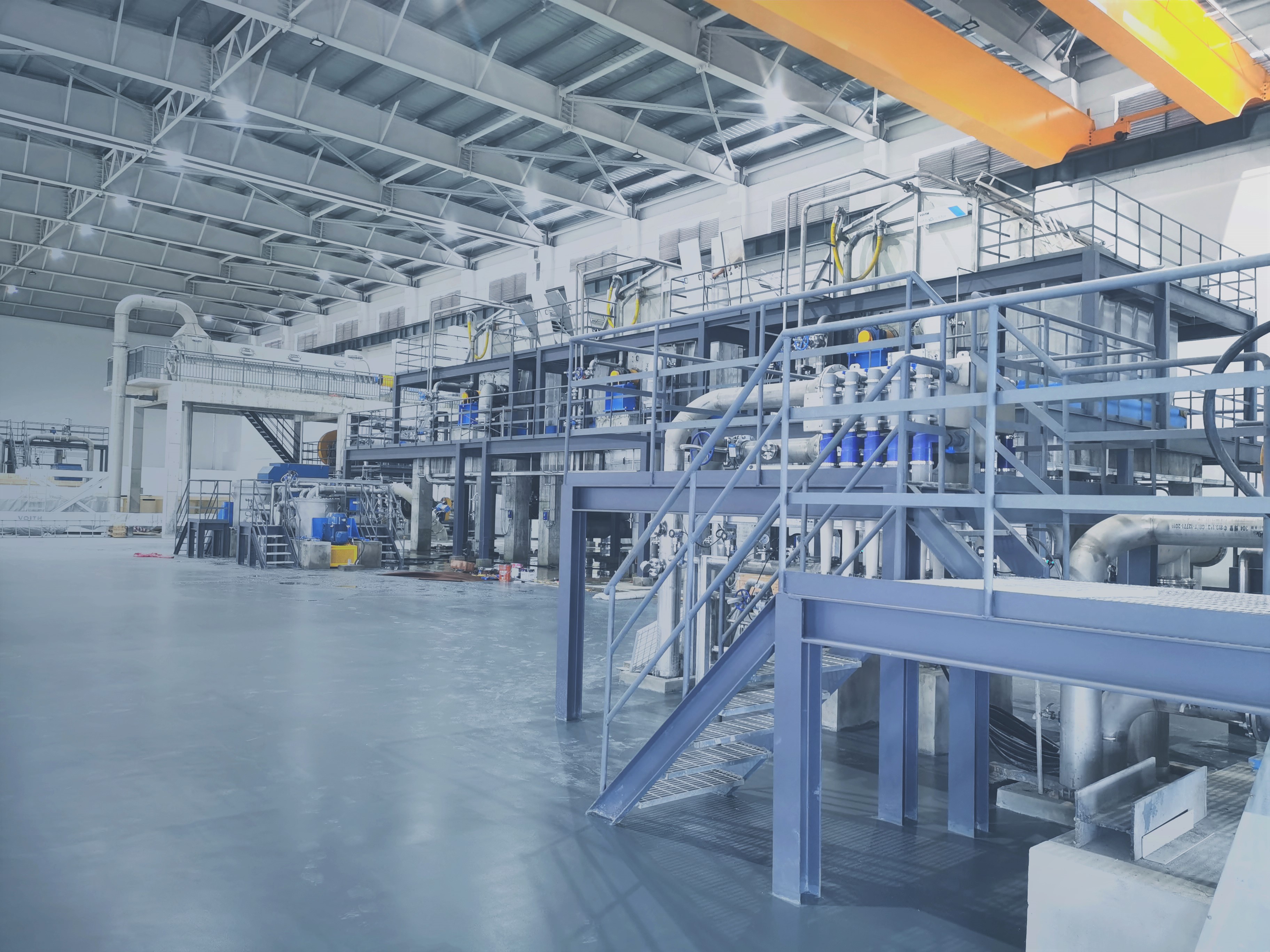 The BlueLine OCC stock preparation line features a capacity of 2,200 tons per day and is currently the largest OCC line in the Asian market. 