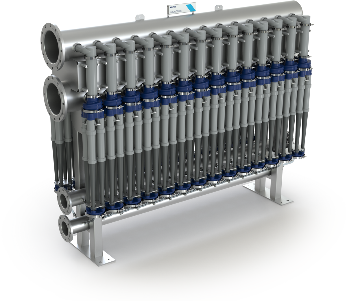The modular, robust and optimized design of the new InduraClean IDC-4 can lead to significantly increased production, energy reduction of up to 50 percent or significantly improved separation efficiency, depending on customer equirements. The modular, robust and optimized design of the new InduraClean IDC-4 can lead to significantly increased production, energy reduction of up to 50 percent or significantly improved separation efficiency, depending on customer equirements.