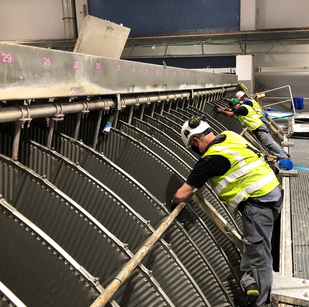 Many other optimization services can be combined with disc filter refurbishment. Many other optimization services can be combined with disc filter refurbishment.