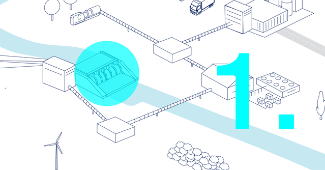 Hydrogen production via hydropower