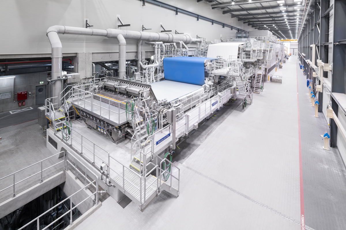 Resource efficiency was at the heart of the project for production line 8 from the very beginning. Resource efficiency was at the heart of the project for production line 8 from the very beginning.