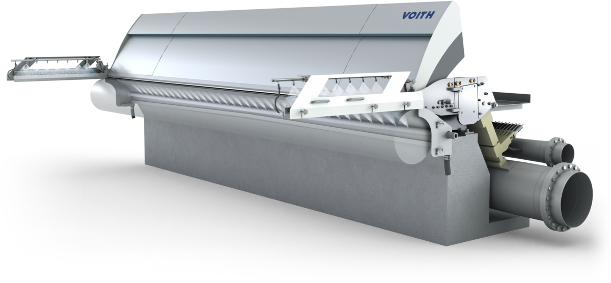 The MasterJet 4Tec, Voith's new generation of headboxes, not only offers clear advantages in paper quality and energy efficiency but also impresses with its modern industrial design, which facilitates clean and user-friendly operation. The MasterJet 4Tec, Voith's new generation of headboxes, not only offers clear advantages in paper quality and energy efficiency but also impresses with its modern industrial design, which facilitates clean and user-friendly operation.