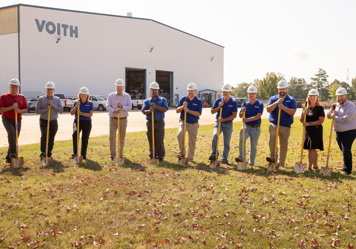 Voith is breaking ground on a multi-million-dollar expansion